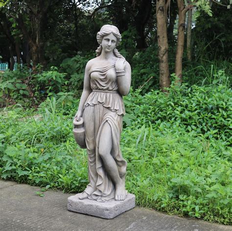 garden decoration concrete fiberglass sculpture woman Greek statue, View Greek statue, aroma ...