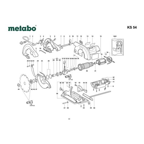 Metabo Spare Parts for Circular Saw KS 54