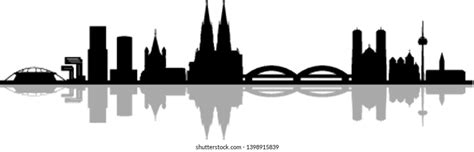 Cologne City Germany Skyline Silhouette Vector Stock Vector (Royalty Free) 1398915839 | Shutterstock