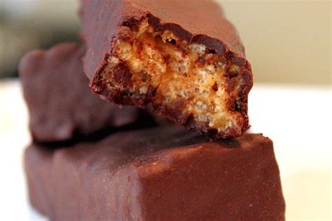 Homemade Whatchamacallit | Candy bar recipe, Bars recipes, Yummy snacks