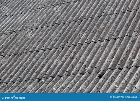 Closeup of a Terracotta Tiled Roof with the Texture of the Tiles ...