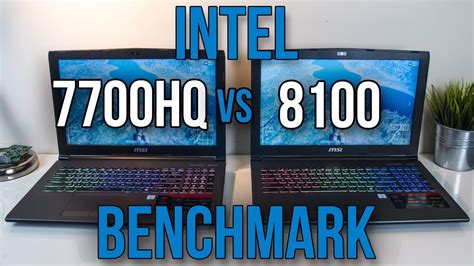 i3-8100 vs i7-7700HQ - Laptop CPU Comparison and Benchmarks - YouTube