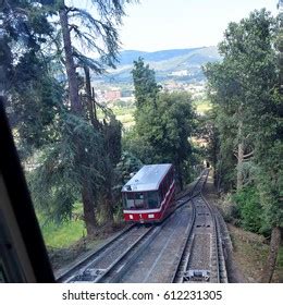 View Descending Cabine Funicular Orvieto Italy Stock Photo 612231305 ...