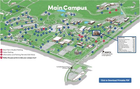 Map Of Alabama Campus - Topographic Map