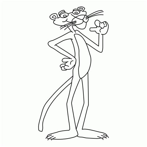 Free Printable Pink Panther Coloring Pages For Kids | Cartoon coloring pages, Coloring pages ...