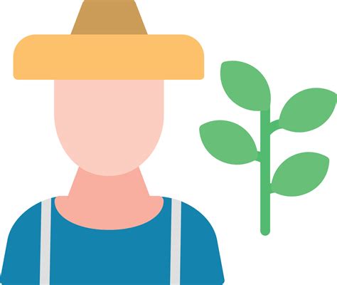 Farmer Flat Icon 11597683 Vector Art at Vecteezy