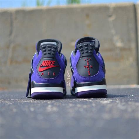 Travis Scott x Air Jordan 4 “Purple Suede” // Another Look | Nice Kicks