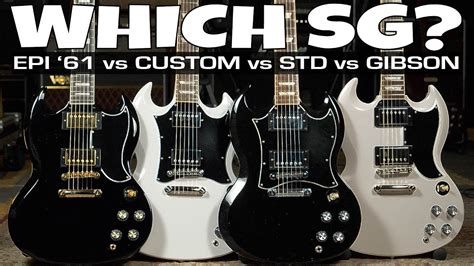 Which SG? - Epiphone 1961 Les Paul SG vs SG Custom vs SG Standard vs ...