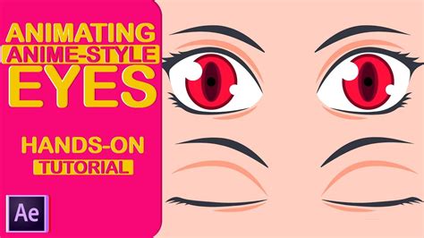 How to animate anime style eyes blink | After Effects Tutorial - YouTube