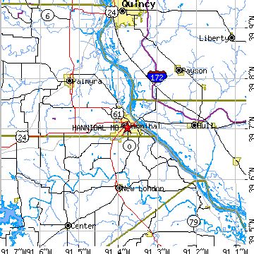 Hannibal, Missouri (MO) ~ population data, races, housing & economy