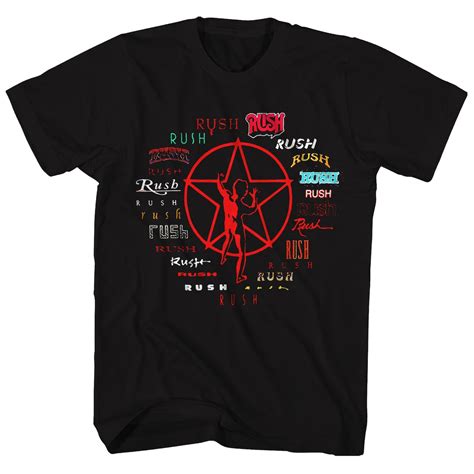 Rush T-Shirt | Official Logo History Rush T-Shirt