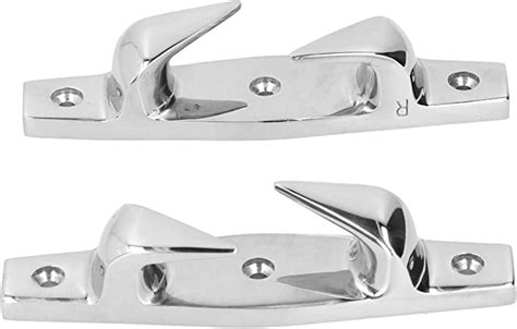 Amazon.com: Stainless Steel Anchoring Mooring Cleats (2pcs) - 6in Left ...