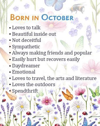 October Birthday Images, Quotes Wishes With Qualities | Birthday month ...