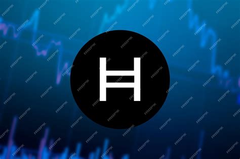 Premium Photo | Hedera hbar cryptocurrency hbar coin growth chart on ...