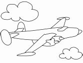 planes coloring page