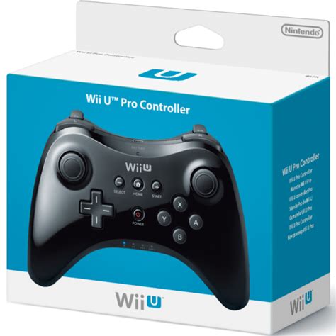 Wii U Pro Controller - Black Wii U accessories | Zavvi.com