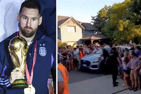 WATCH: Messi receives hero's welcome in hometown Rosario after ...