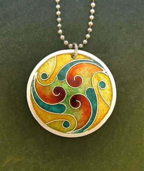 Image result for cloisonné jewelry Enameling Jewelry, Cloisonne Enamel Jewelry, Enamel Necklaces ...