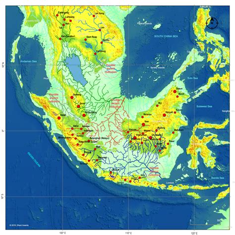 Sundaland - Riverine Civilizations (2) | Historical geology, Historical maps, Ancient mayan