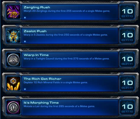 Starcraft 2 Achievements: Zergling Rush