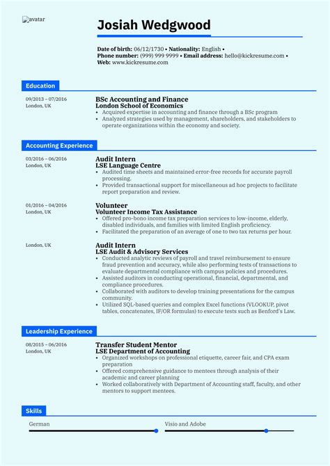 Resume Sample For Fresh Graduate