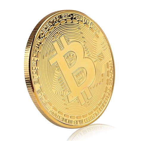 Buy Bitcoin Commemorative Coin 24K Gold Plated BTC Limited Edition ...