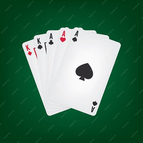 Premium Vector | Playing Cards Full House