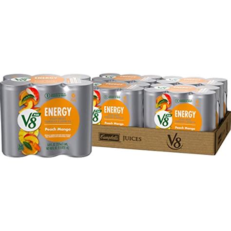 Caffeine in V8 +Energy Drink