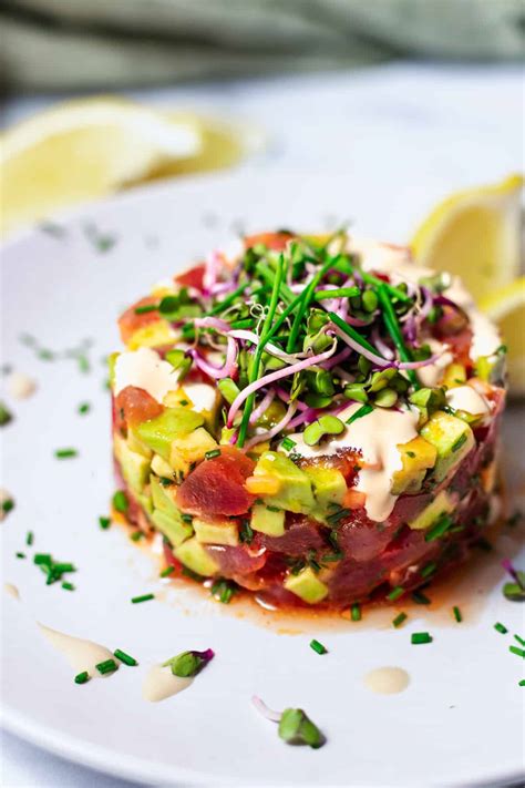 Tuna Tartare (Recipe + How-to Video!) - Pinch and Swirl