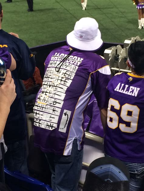 The official jersey of the Minnesota Vikings - Meme Guy