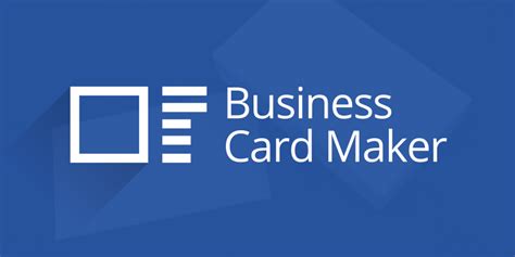 Business Card Template Maker