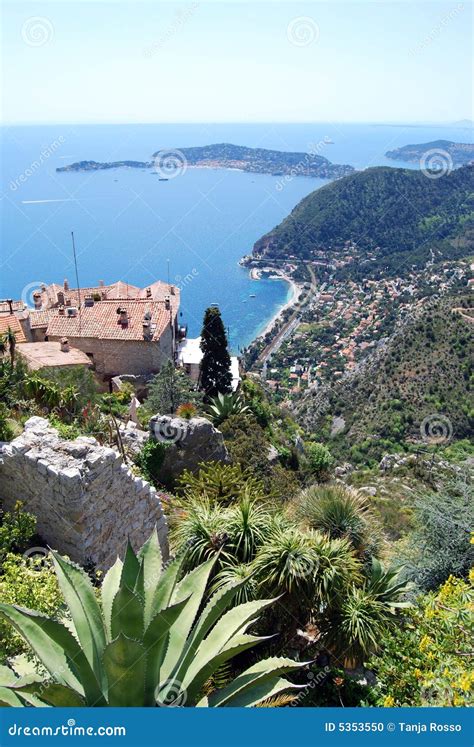 Eze Village stock photo. Image of ancient, europe, french - 5353550