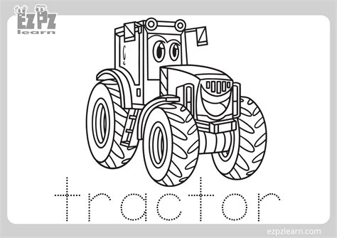 Farm Tractor Coloring Pages To Print