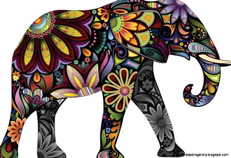 Indian Elephant Art | Wallpapers Gallery