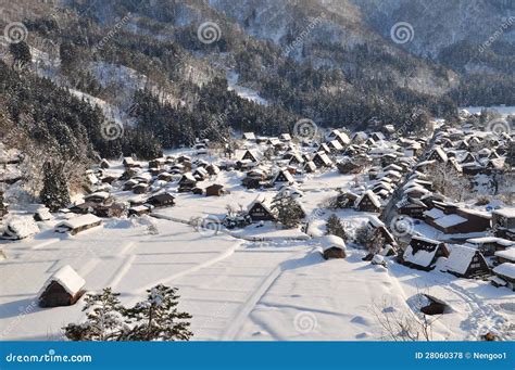 Shirakawa-go village stock photo. Image of valley, roof - 28060378