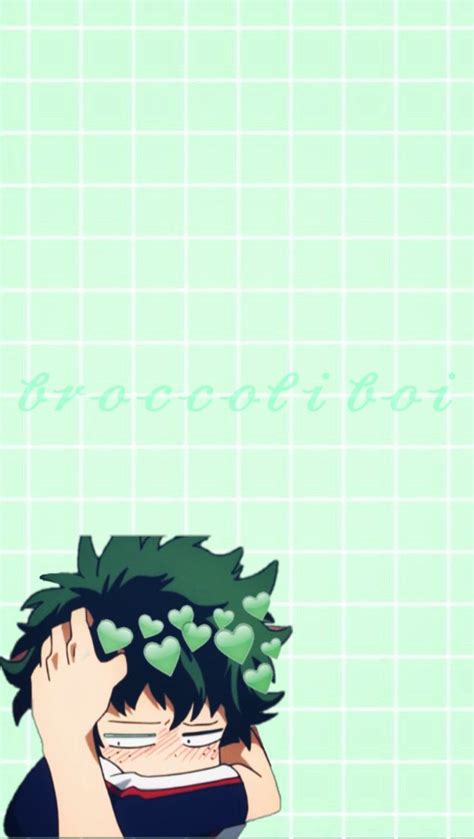 Green Anime Aesthetic Wallpaper