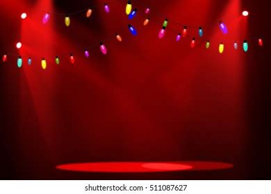 Christmas Stage Background Stock Illustration 517387225 | Shutterstock