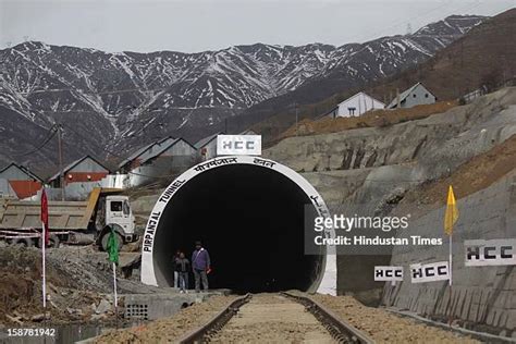 Banihal Qazigund Railway Tunnel Photos and Premium High Res Pictures ...