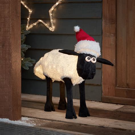 Shaun the Sheep Christmas Figure | Lights4fun.co.uk | Shaun the sheep, Sheep, Christmas