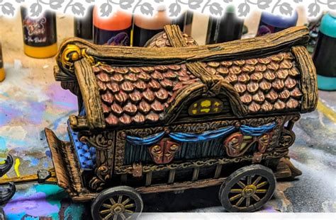 Dnd Gypsy Wagon Merchant Wagon Traveler Caravan Cart Gypsies - Etsy.de