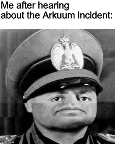 just a squished mussolini meme | Benito Mussolini | Know Your Meme