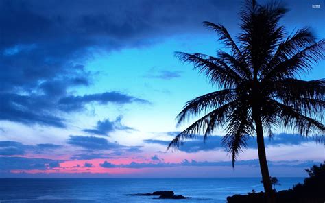 Blue Beach Sunset Wallpapers - Top Free Blue Beach Sunset Backgrounds ...