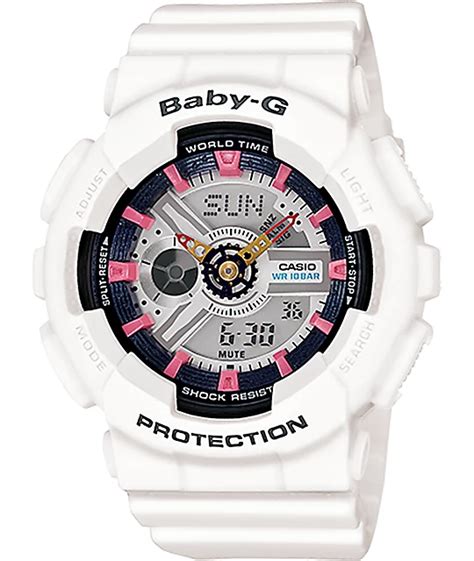 G-Shock Baby-G BA110SN-7A White Watch