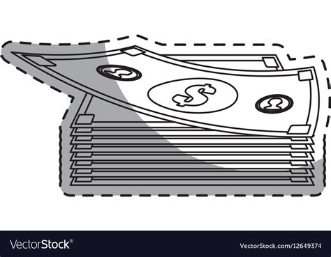 Money bills design Royalty Free Vector Image - VectorStock