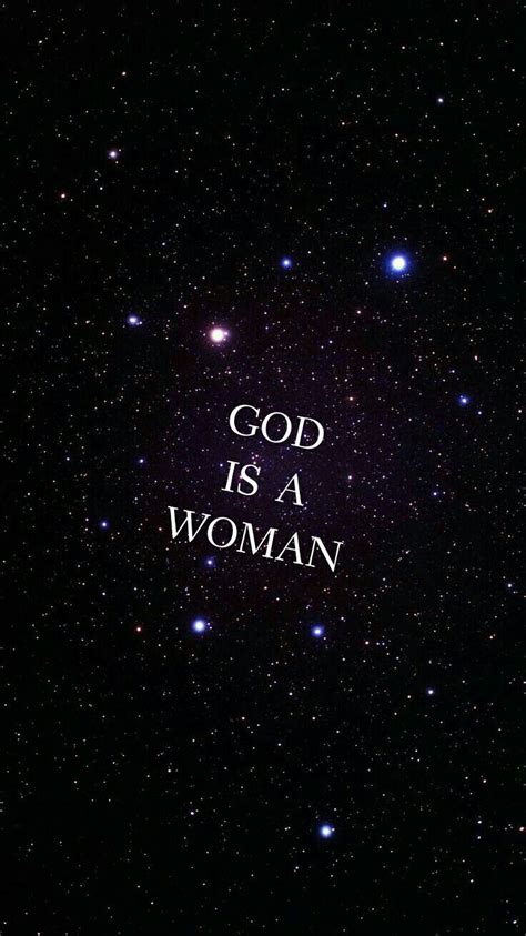 GOD IS A WOMAN ariana grande background wallpaper Ariana Grande Quotes, Ariana Grande Lyrics ...