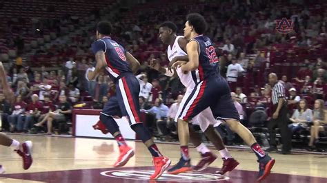 Auburn Basketball Highlights at Arkansas - YouTube