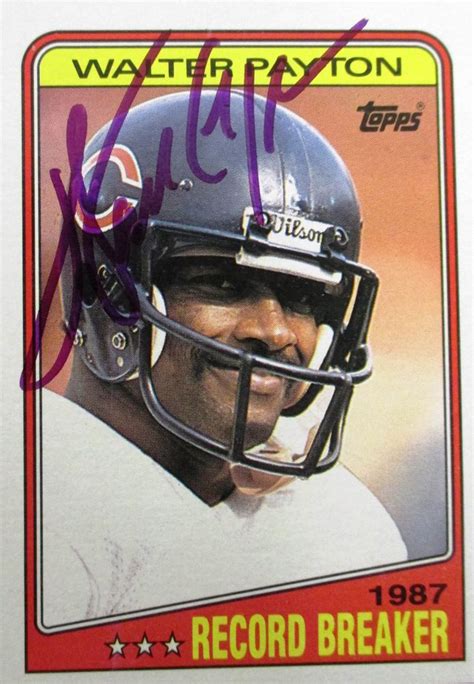 Walter Payton | PSA AutographFacts℠