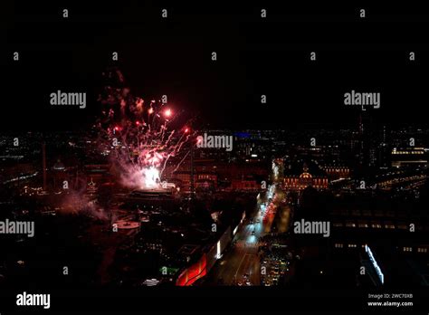 Festive fireworks in Tivoli as seen from the Radisson Hotel on Sunday ...