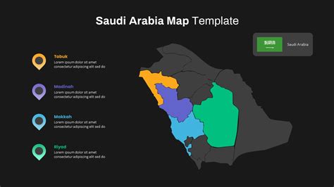 Saudi Arabia Map PowerPoint Template - SlideBazaar