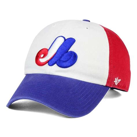 Montreal Expos '47 Cooperstown Collection Clean Up - Adjustable Hat - White/Red